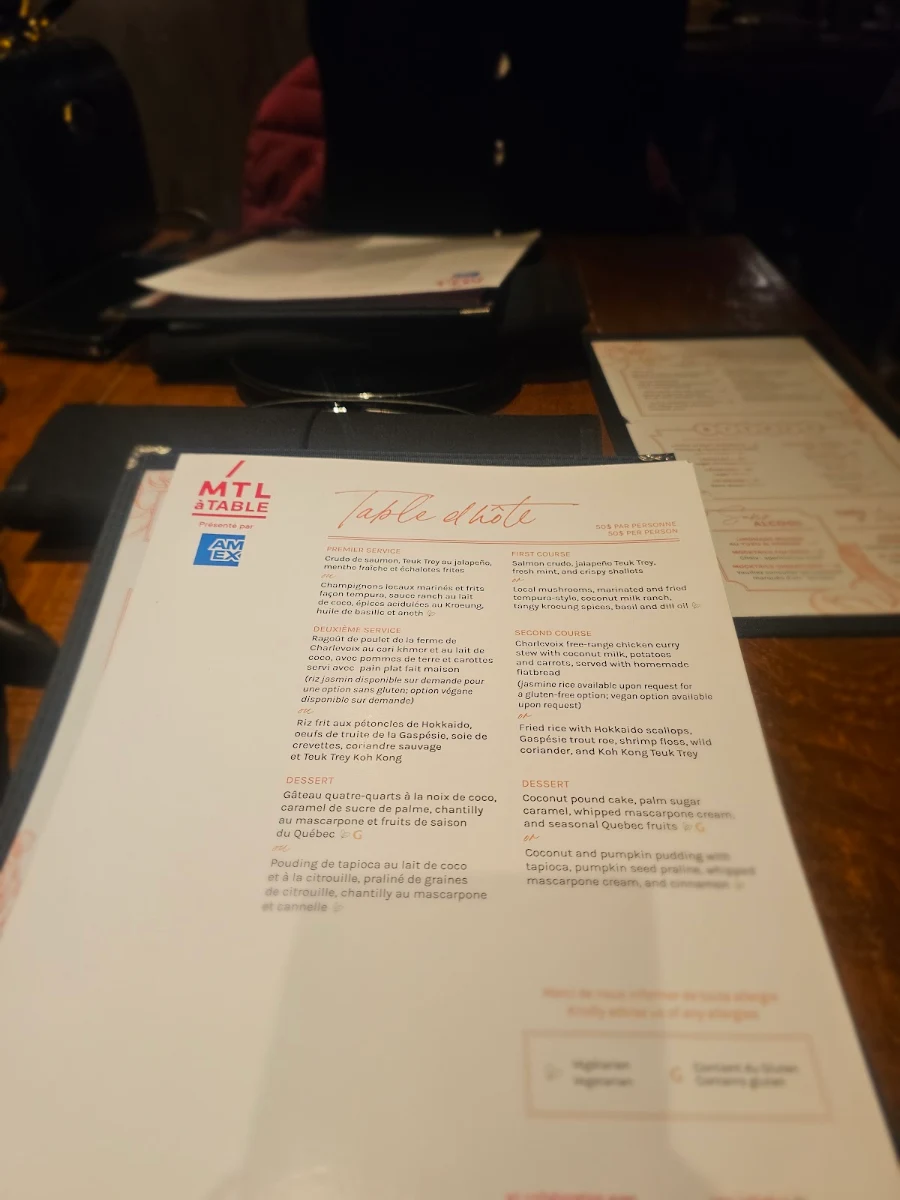 Menu, Les Street Monkeys