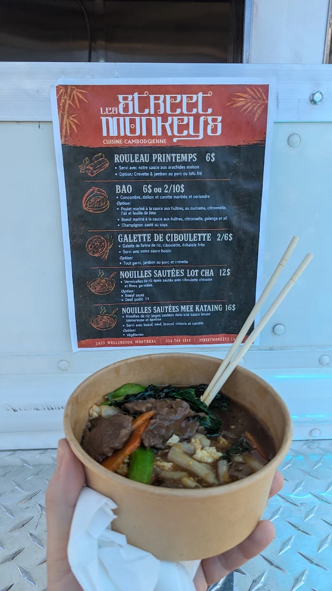 Menu, Les Street Monkeys