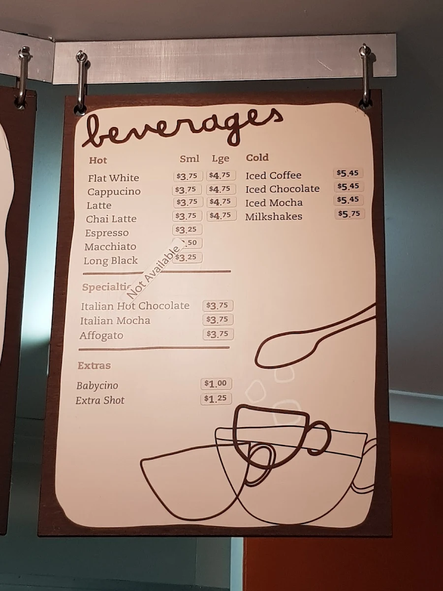 Menu, Pastacup