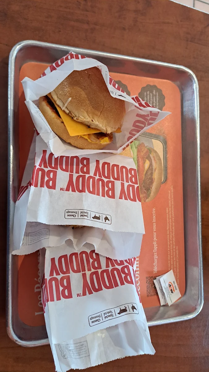 Menu, A&W Canada