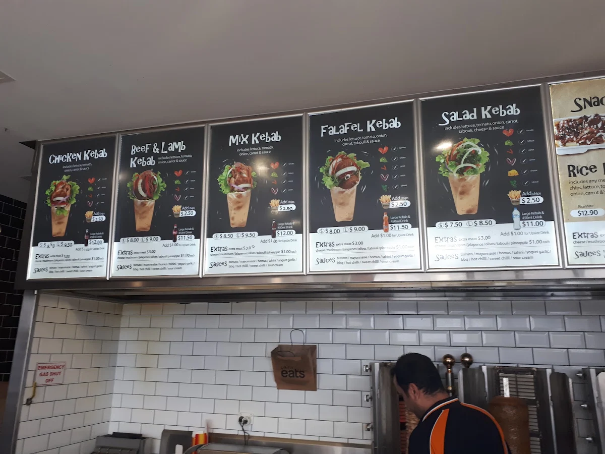 Menu, Erem Kebab