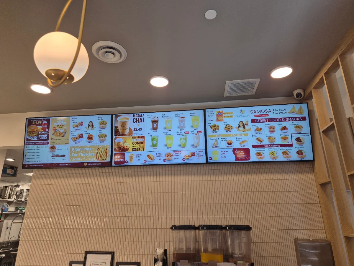 Menu, Chai Samosa By Roy’s