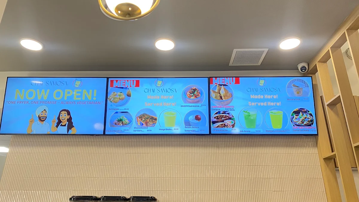 Menu, Chai Samosa By Roy’s