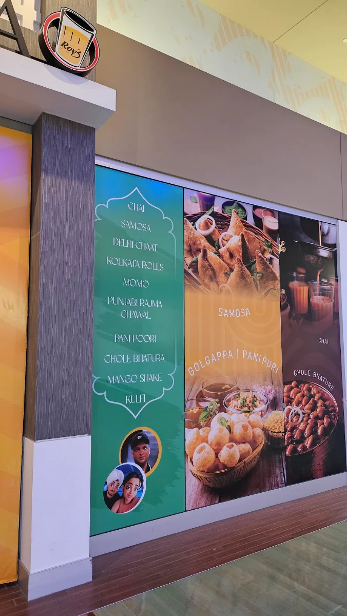 Menu, Chai Samosa By Roy’s