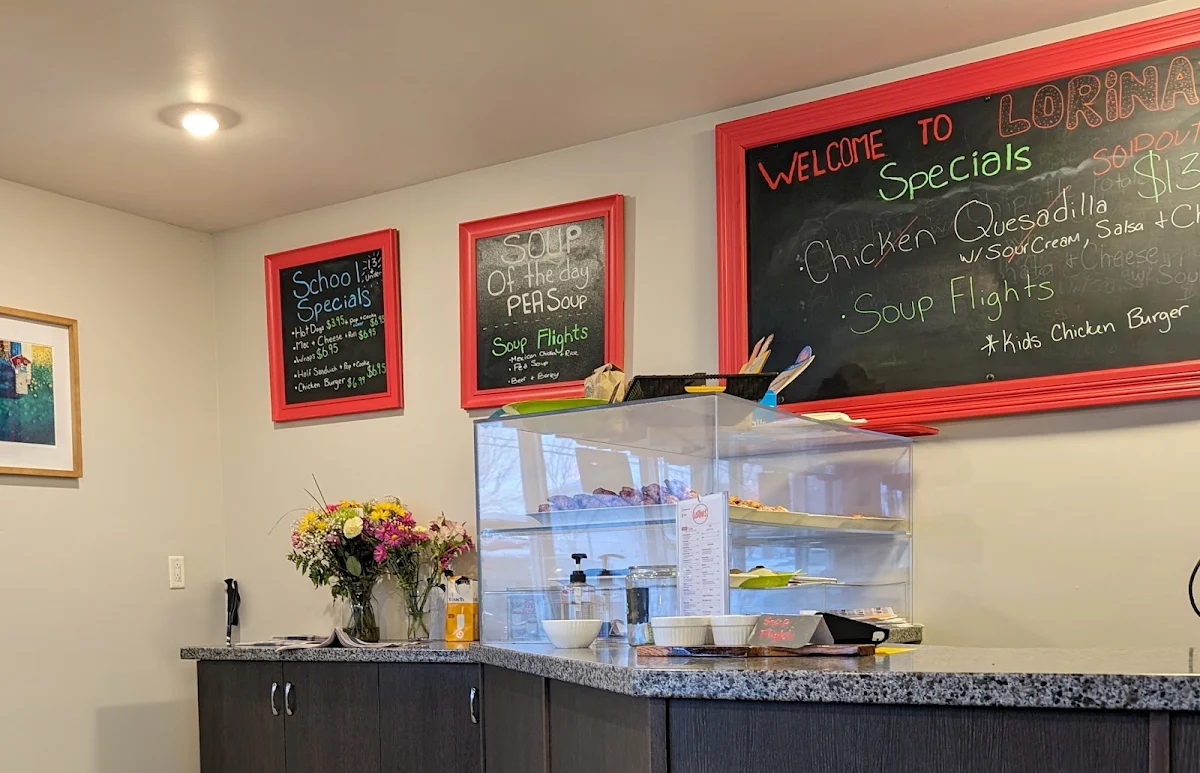 Menu, Lorina's Restaurant