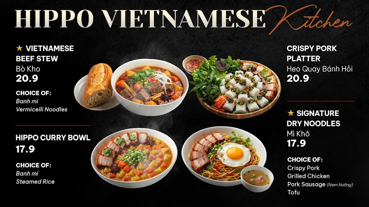 Menu, Hippo Banh Mi