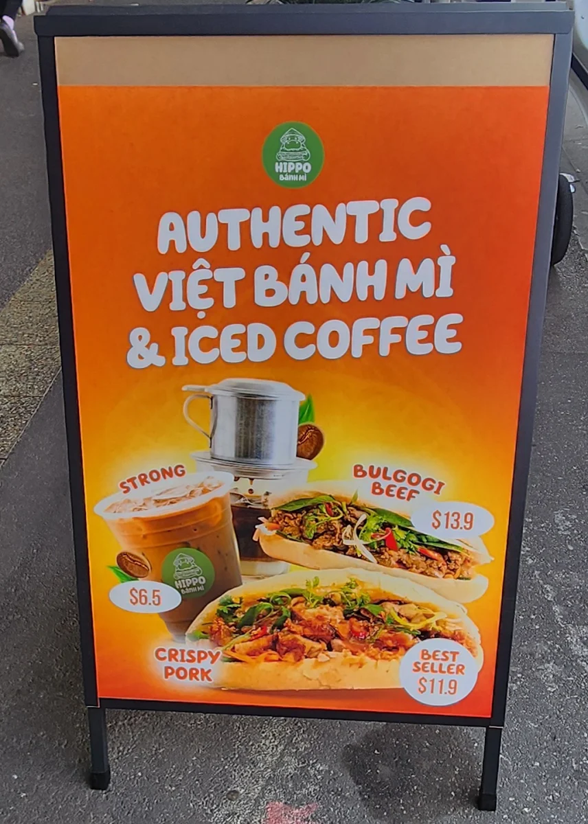 Menu, Hippo Banh Mi