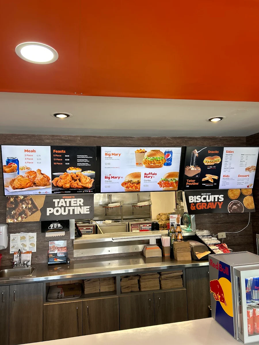 Menu, Mary Brown's Chicken & Taters