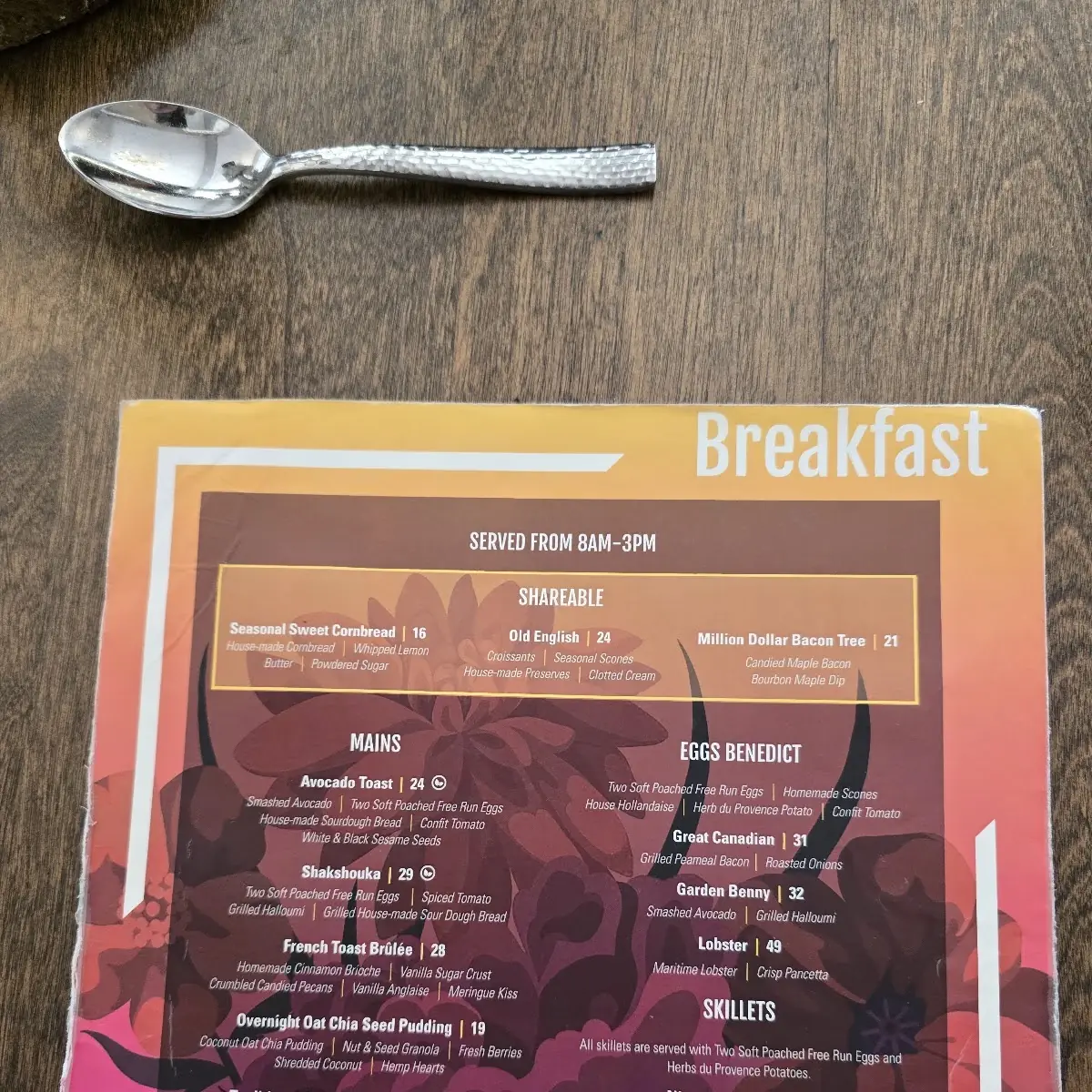 Menu, The Flour Mill Scratch Kitchen Restaurant