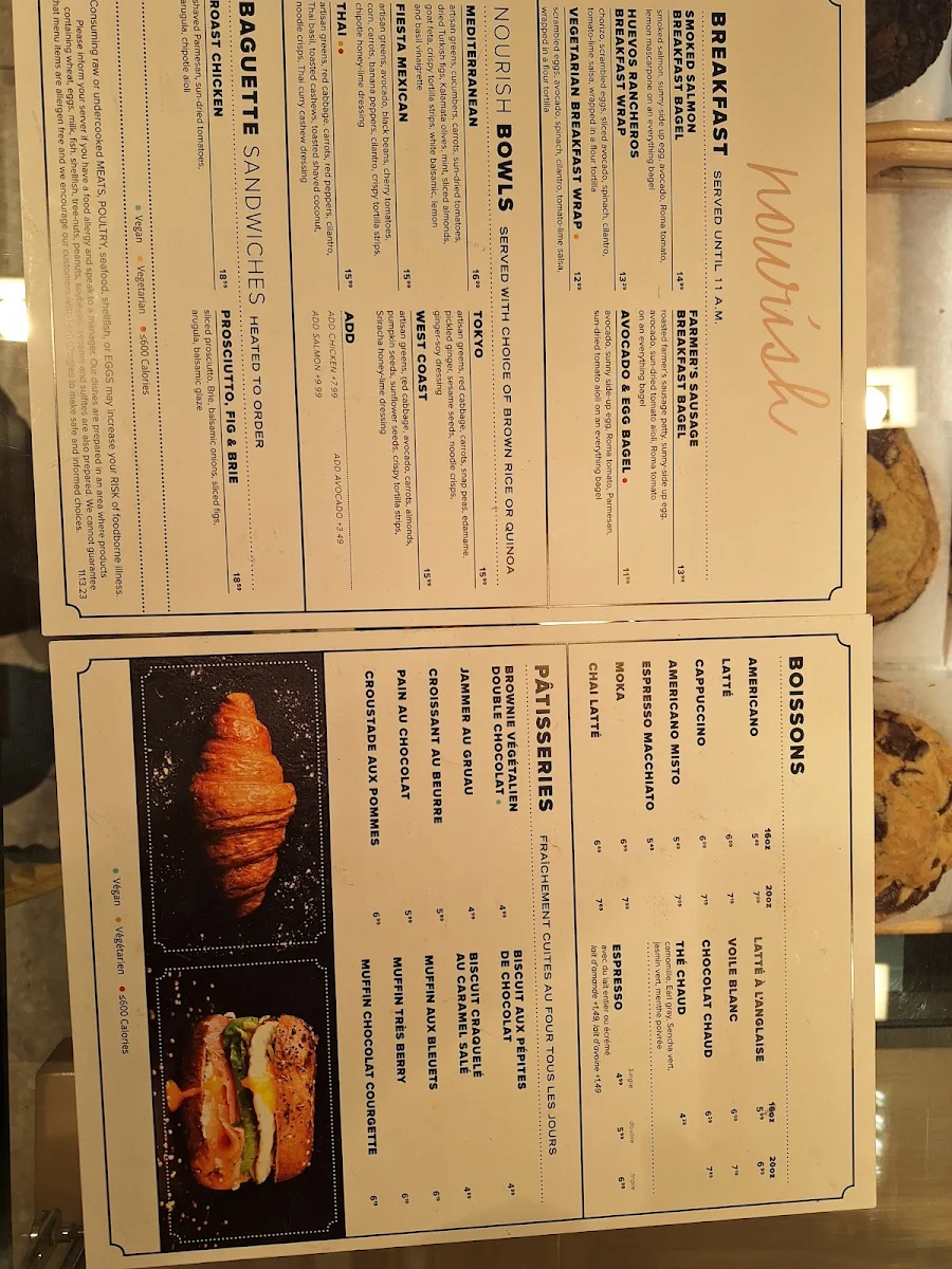Menu, Dirty Apron