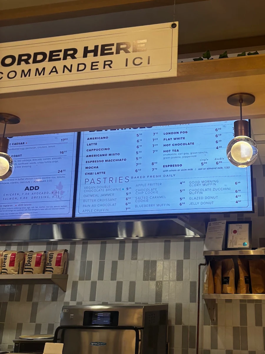 Menu, Dirty Apron