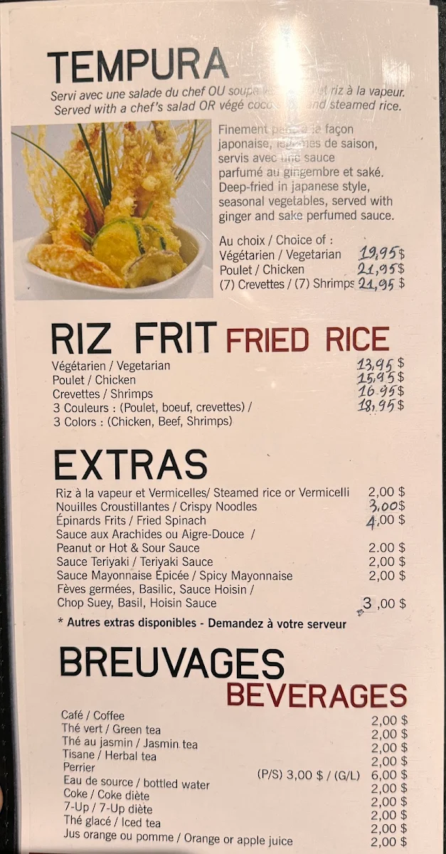 Menu, Fusionasie