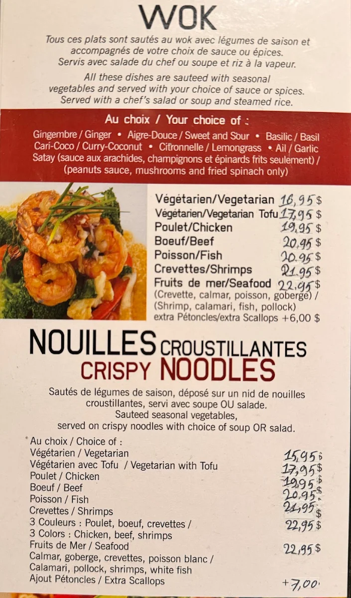 Menu, Fusionasie