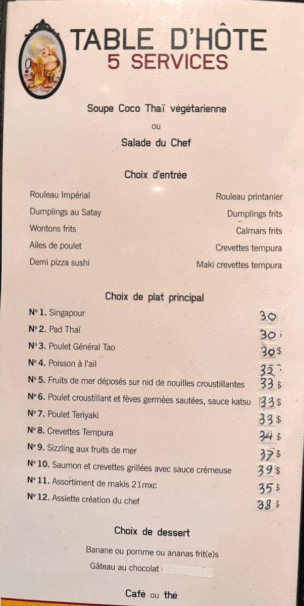 Menu, Fusionasie