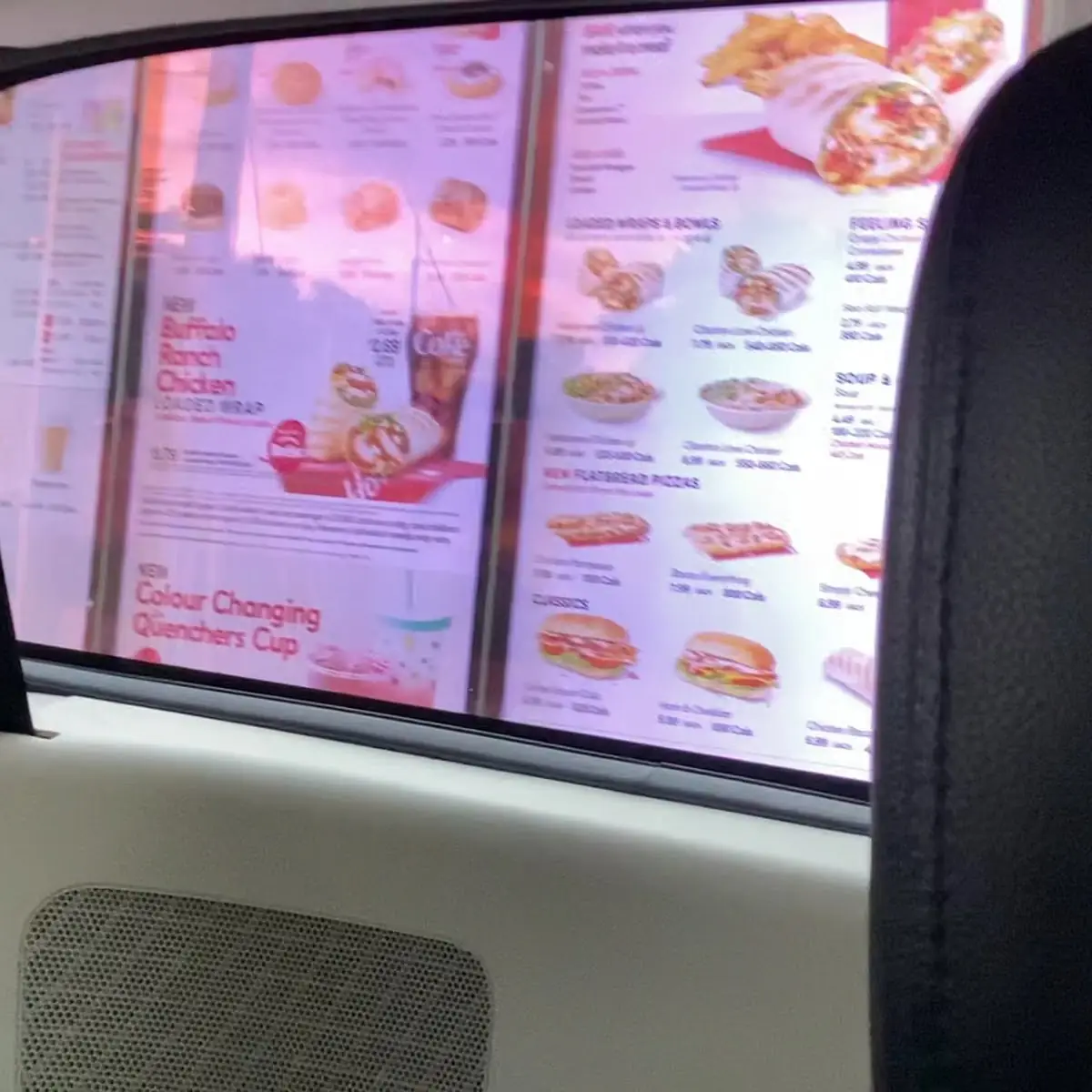 Menu, Tim Hortons