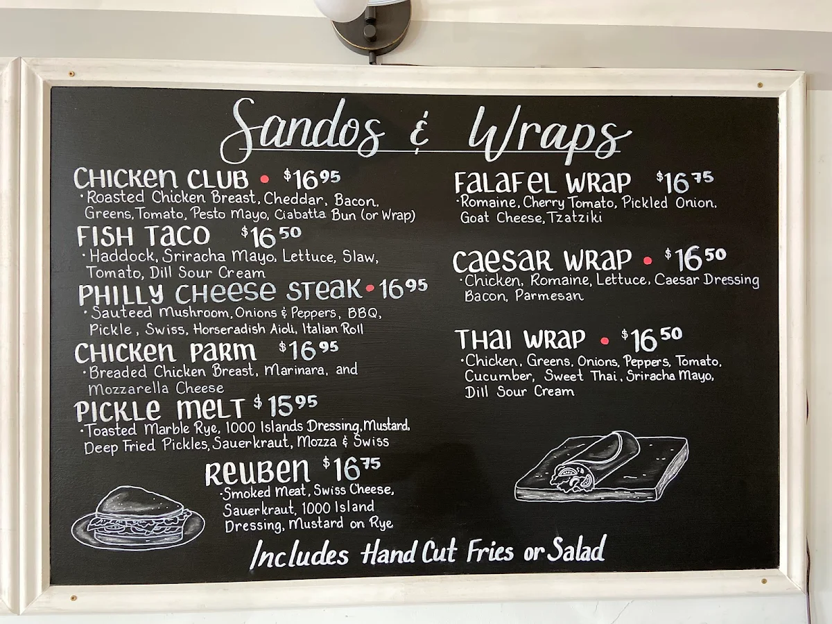 Menu, Lavallee’s Cookery