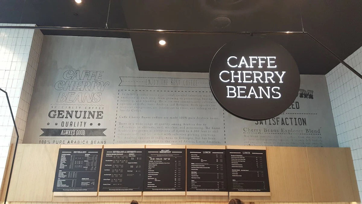 Menu, CAFFE CHERRY BEANS Chermside