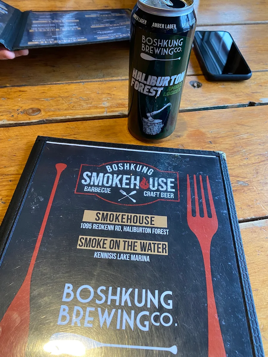 Menu, Boshkung Smokehouse