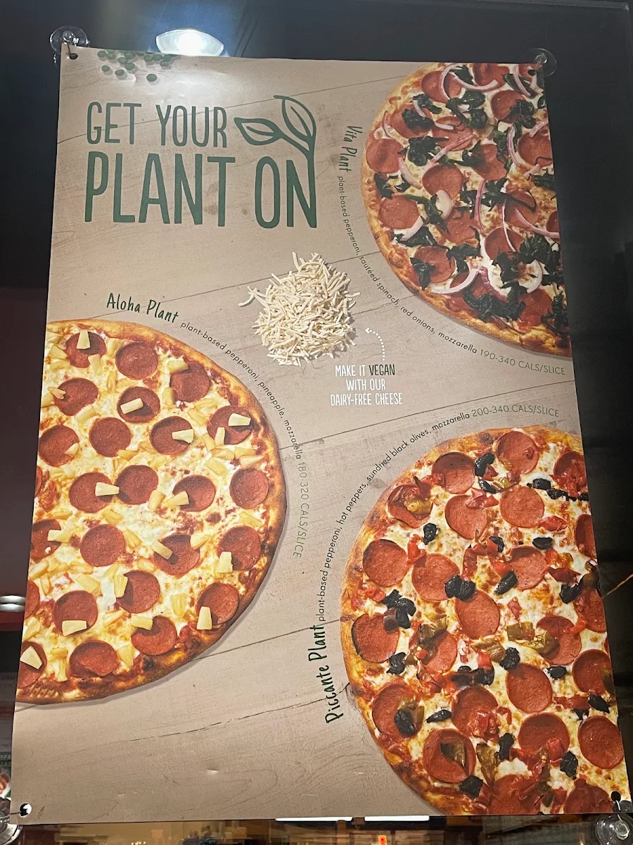 Menu, Pizza Nova
