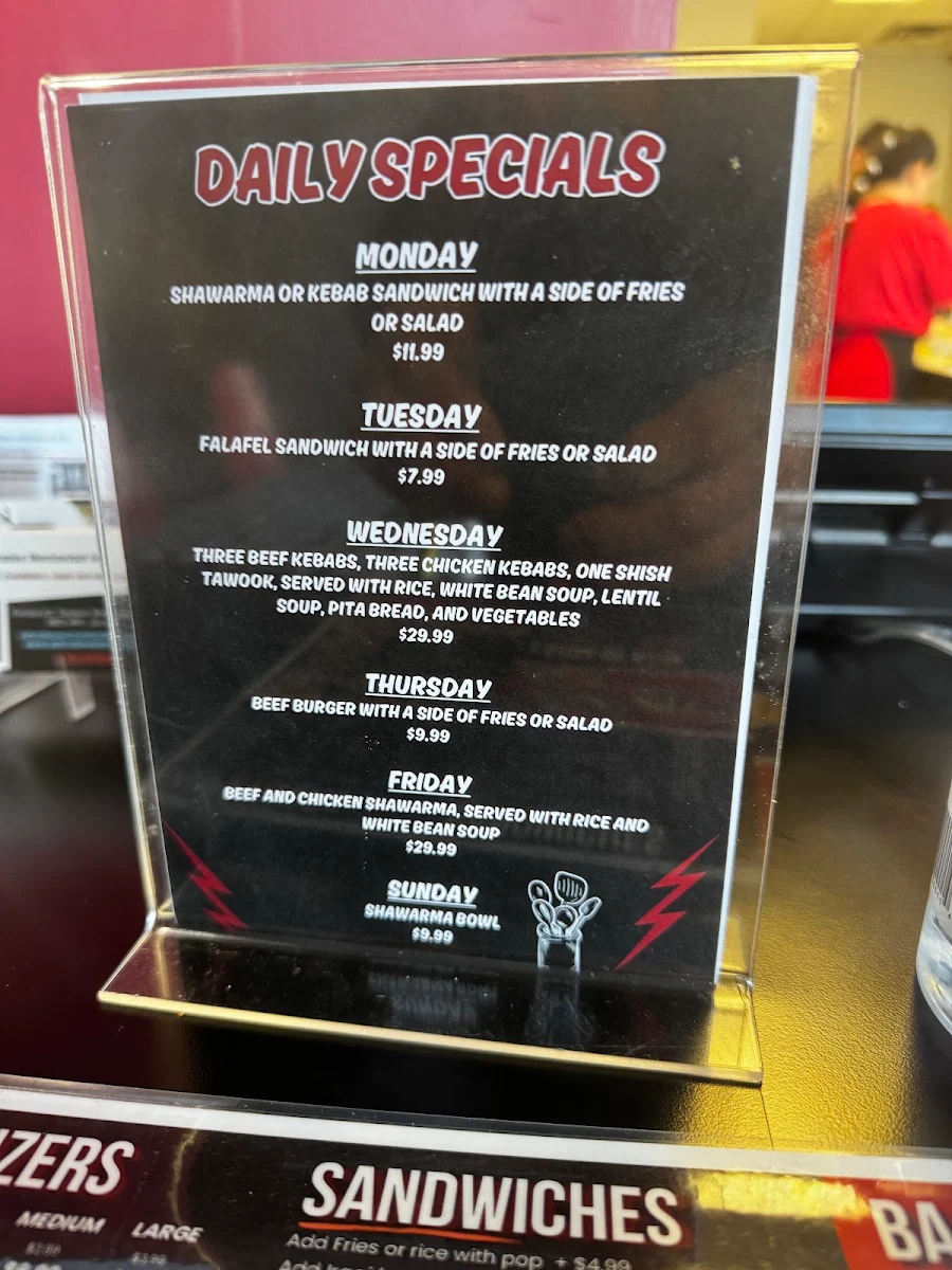 Menu, Bayt Ahalna Restaurant - مطعم بيت أهلنا