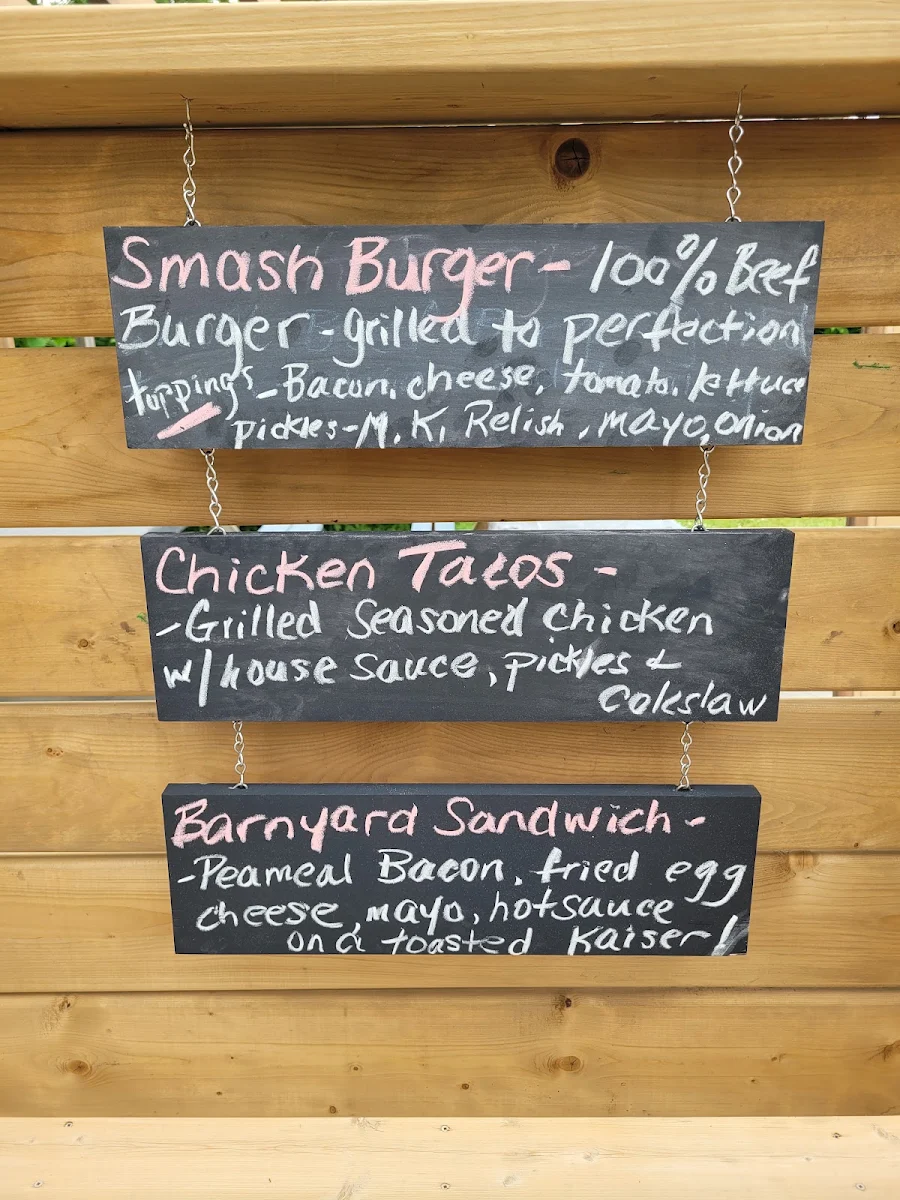 Menu, Little Bones Grill
