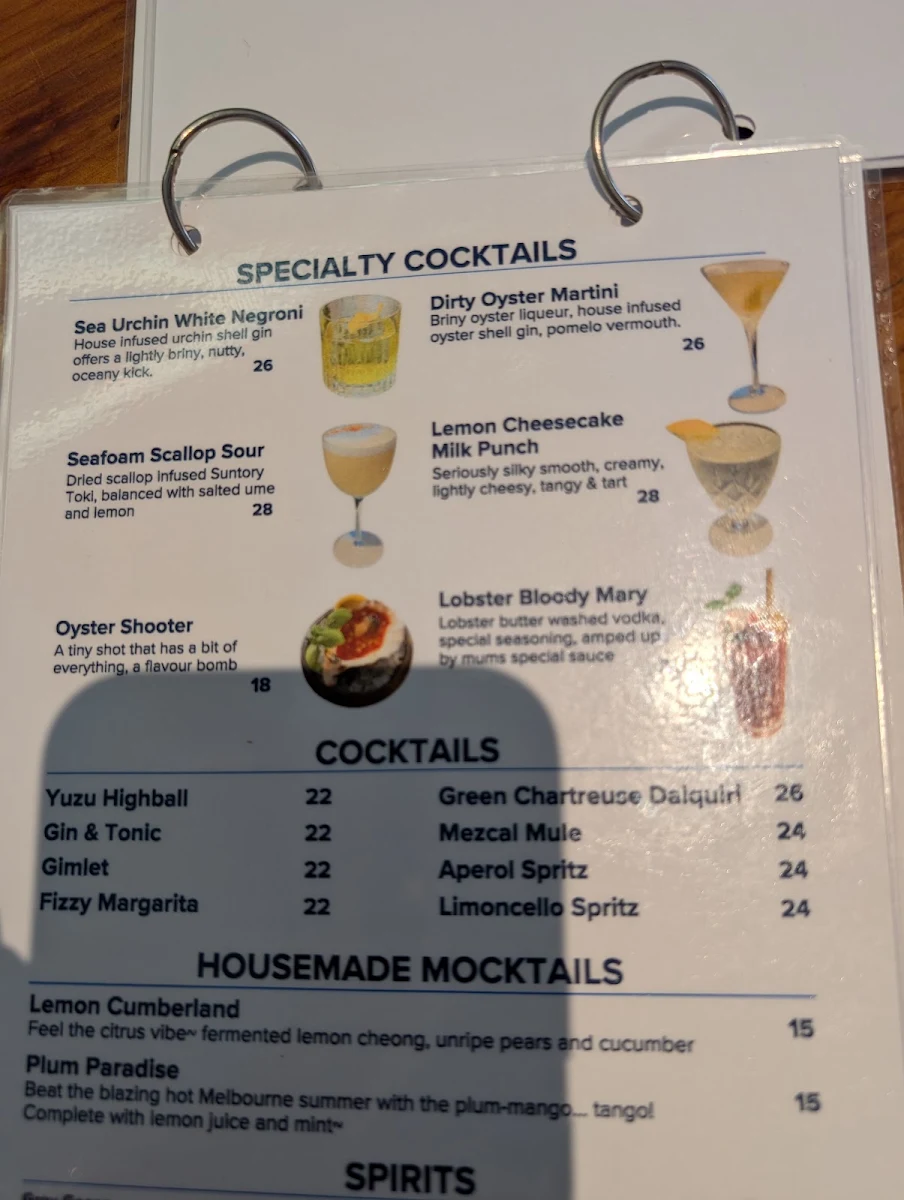 Menu, Muli Express