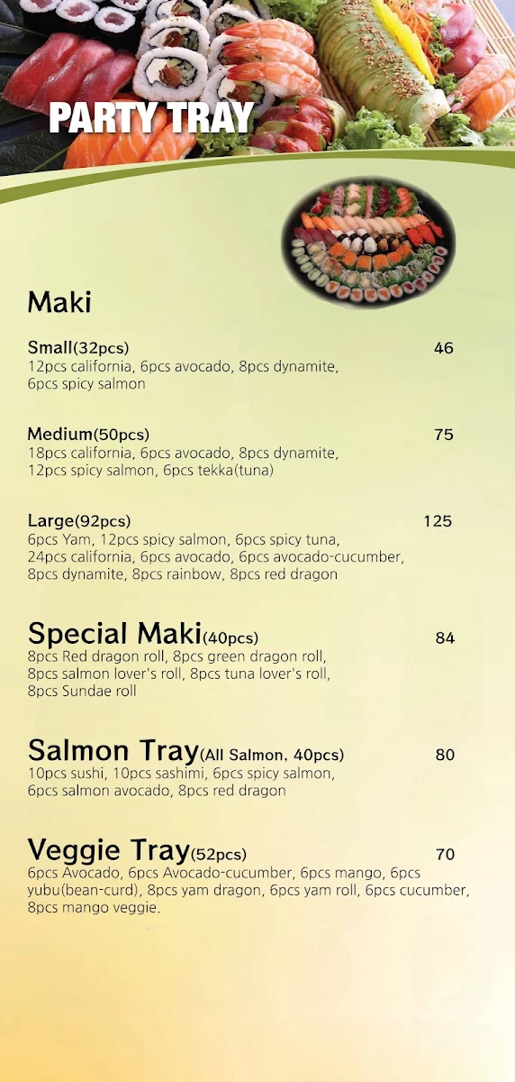 Menu, Ikkoi Sushi & Ramen Japanese Cuisine