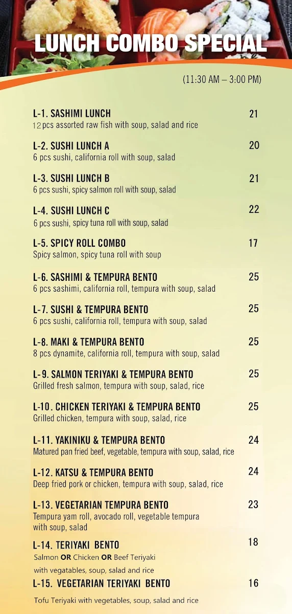 Menu, Ikkoi Sushi & Ramen Japanese Cuisine