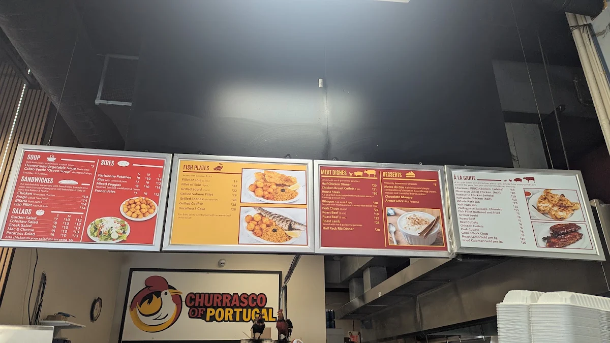 Menu, Churrasco of Portugal