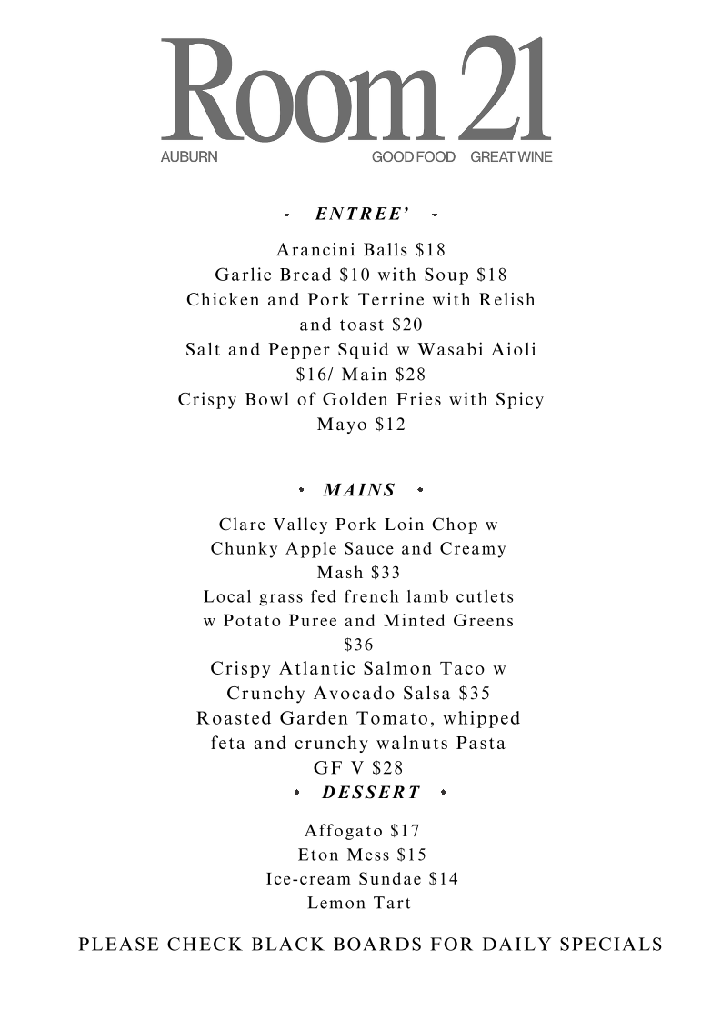 Menu photo 1