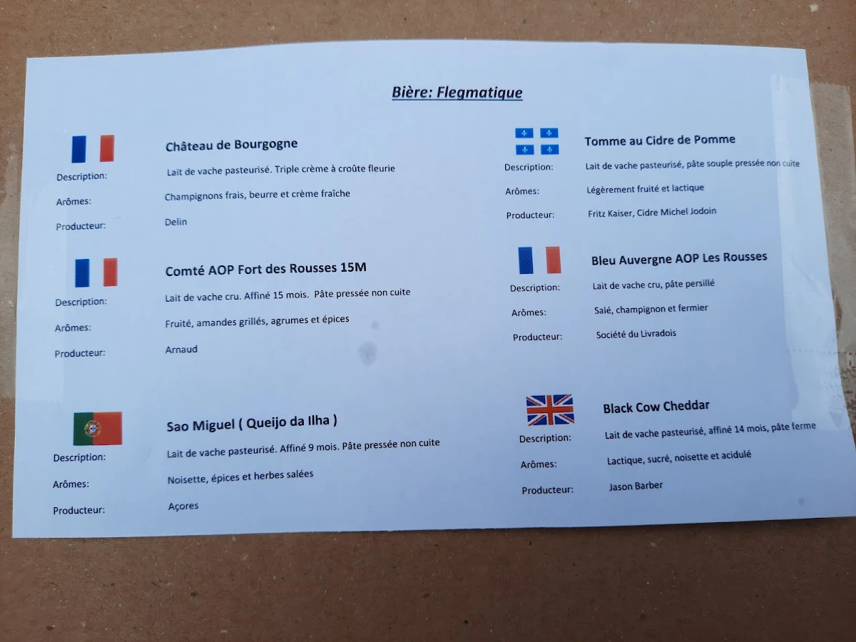 Menu, Wilsy - Brewery & Distillery