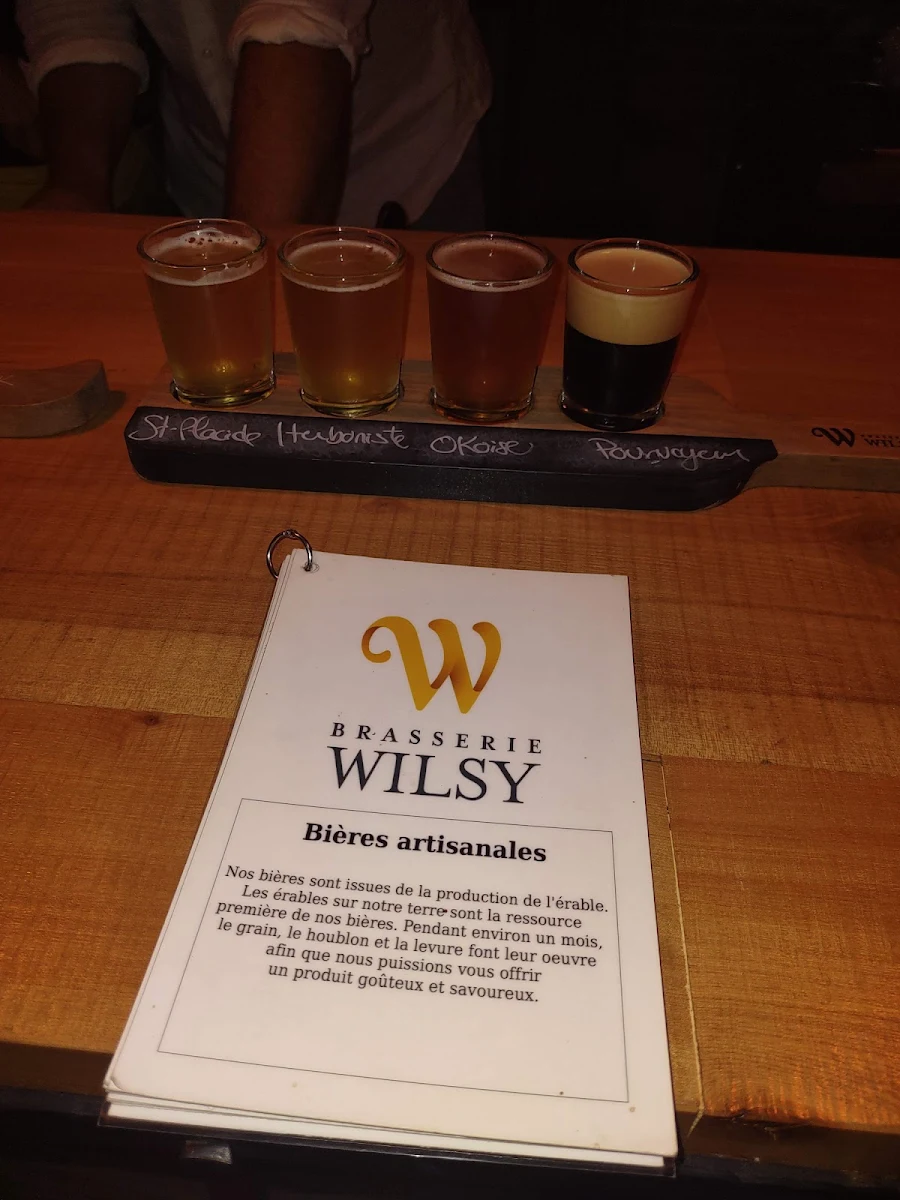 Menu, Wilsy - Brewery & Distillery
