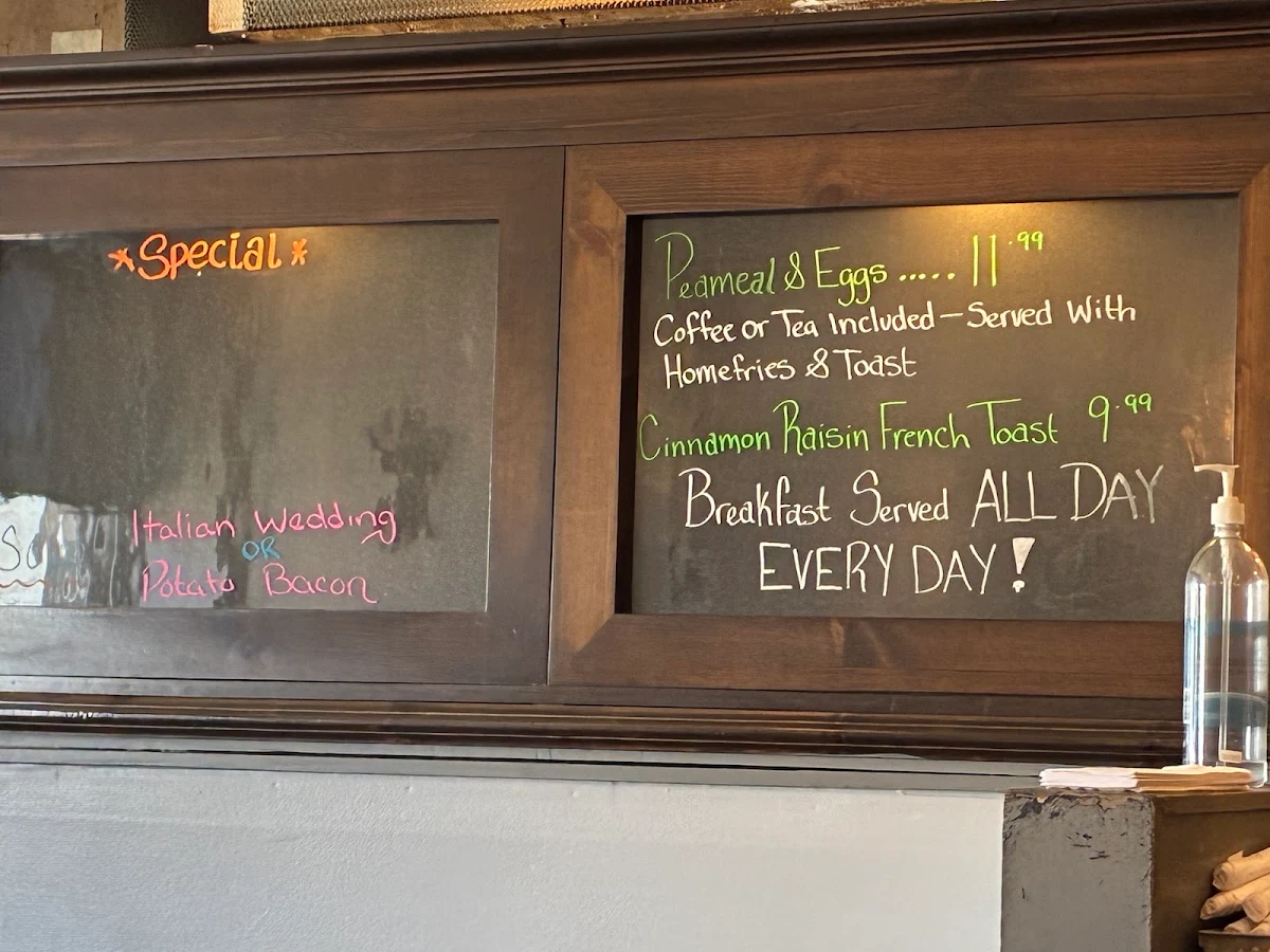 Menu, Phil's Family Restaurant