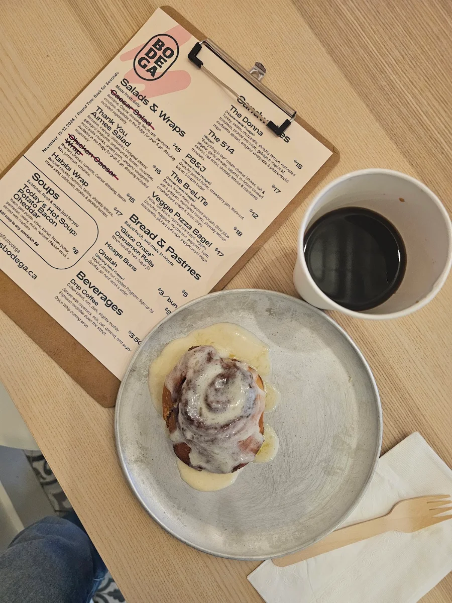 Menu, Misfits Bodega