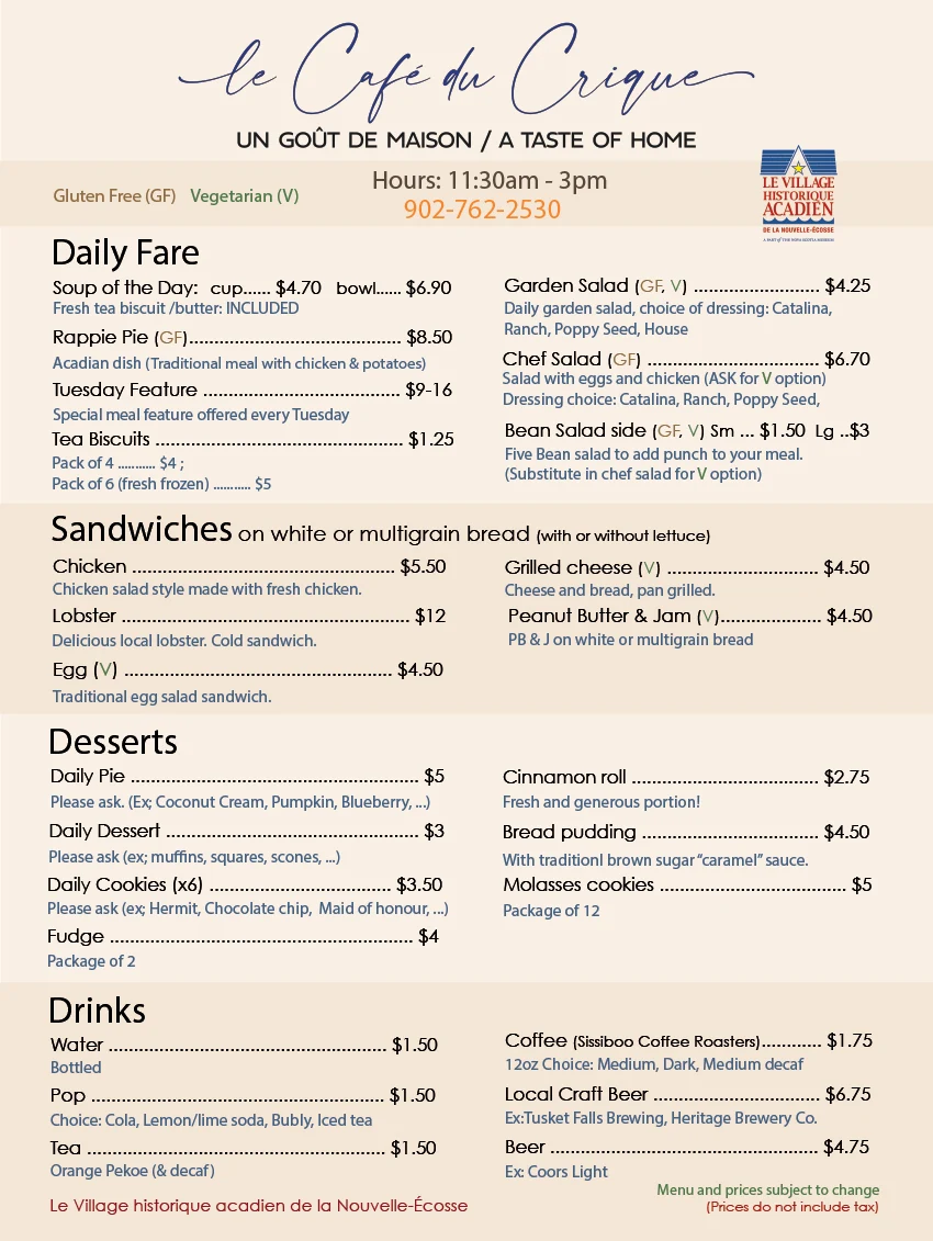 Menu photo 1
