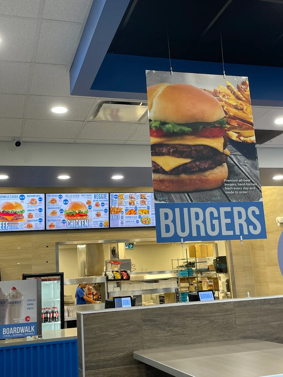 Menu, Boardwalk Burgers - Abbotsford South Fraser Way