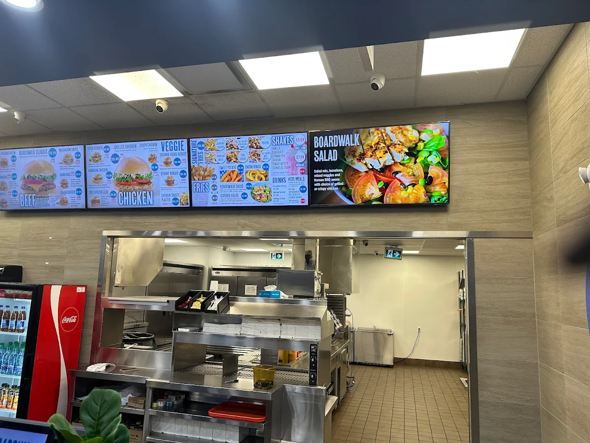 Menu, Boardwalk Burgers - Abbotsford South Fraser Way