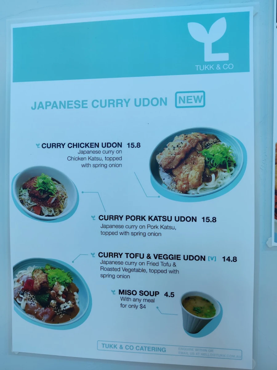 Menu, Tukk and Co