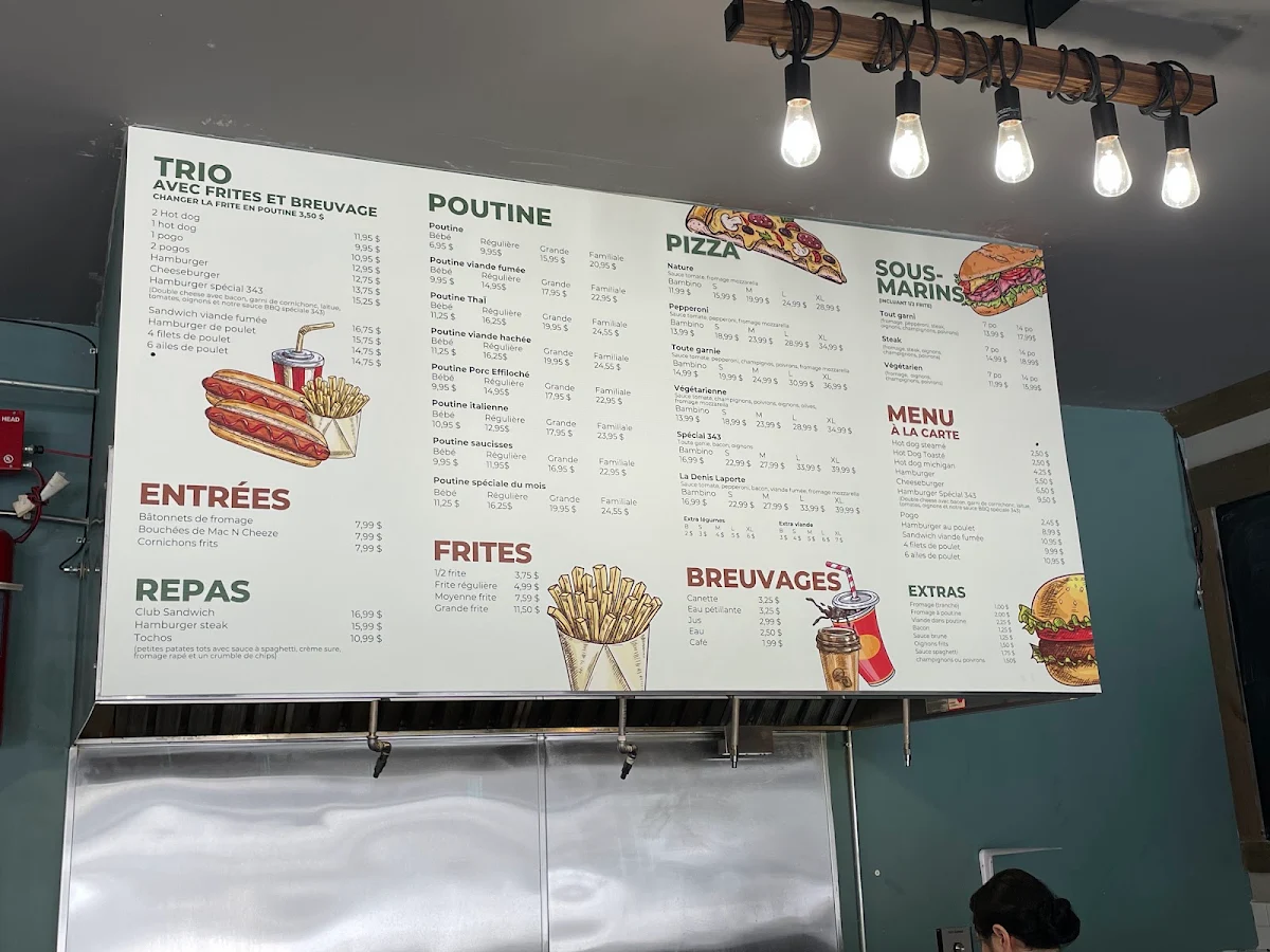 Menu, Le casse-croûte 343