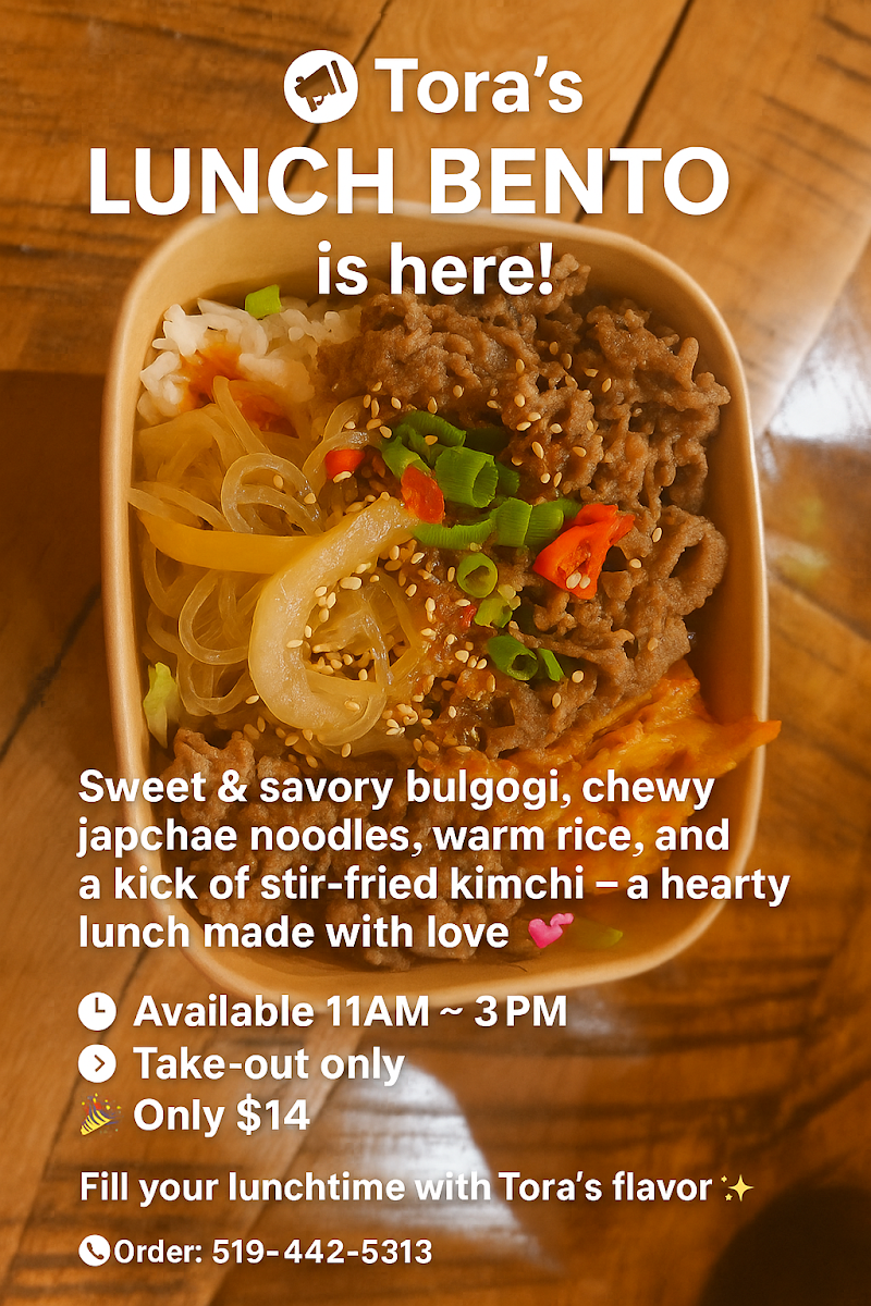 Menu, TORA Sushi Paris (호랑이식당)