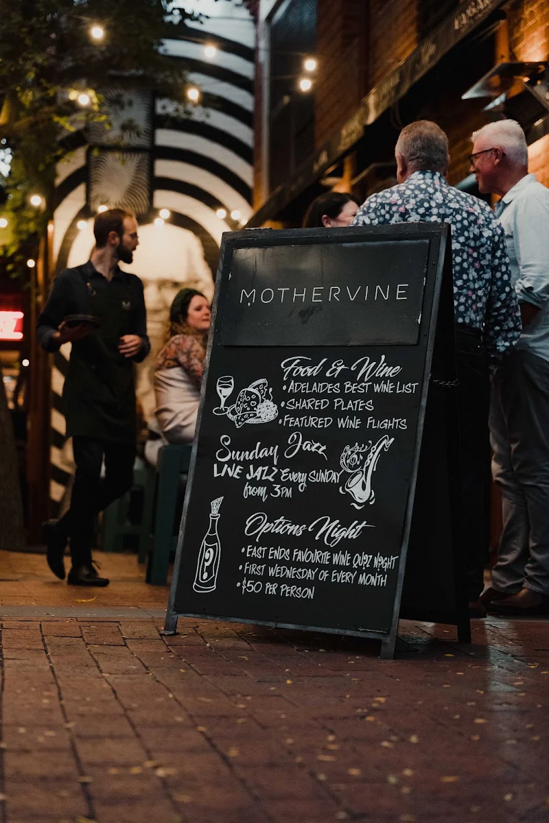 Menu, Mother Vine