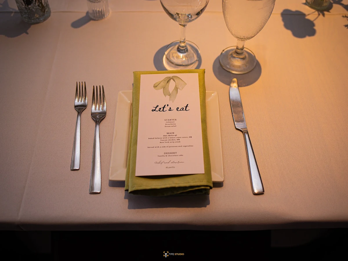 Menu, La Contessa Ristorante