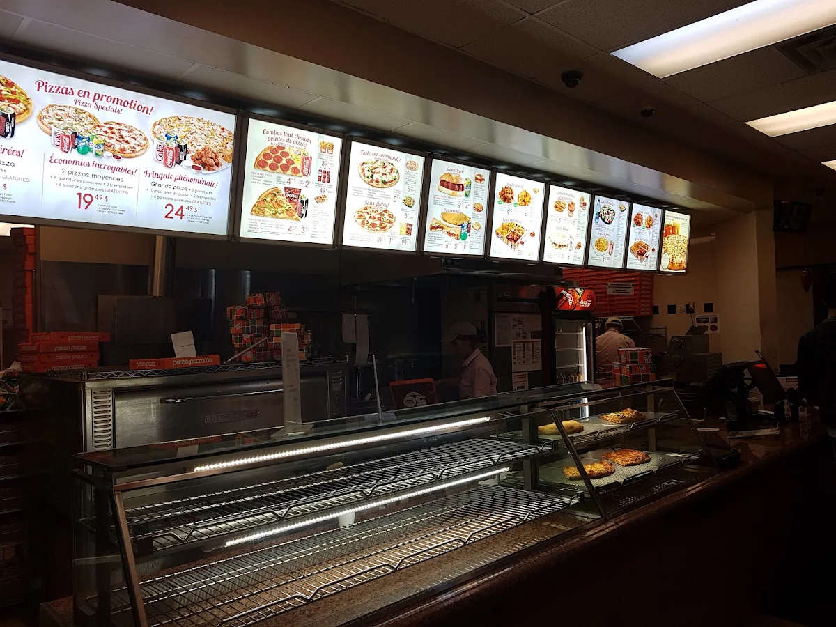 Menu, Pizza Pizza
