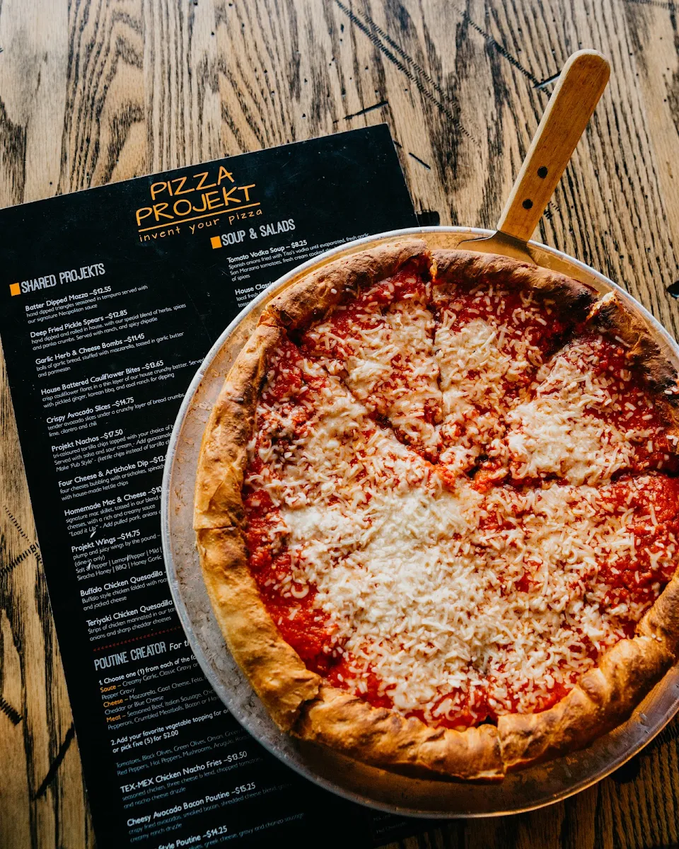 Menu, Pizza Projekt