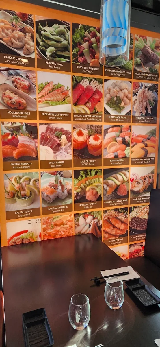 Menu, Sushi Hin