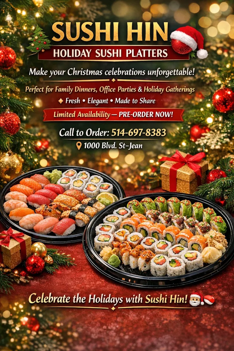 Menu, Sushi Hin