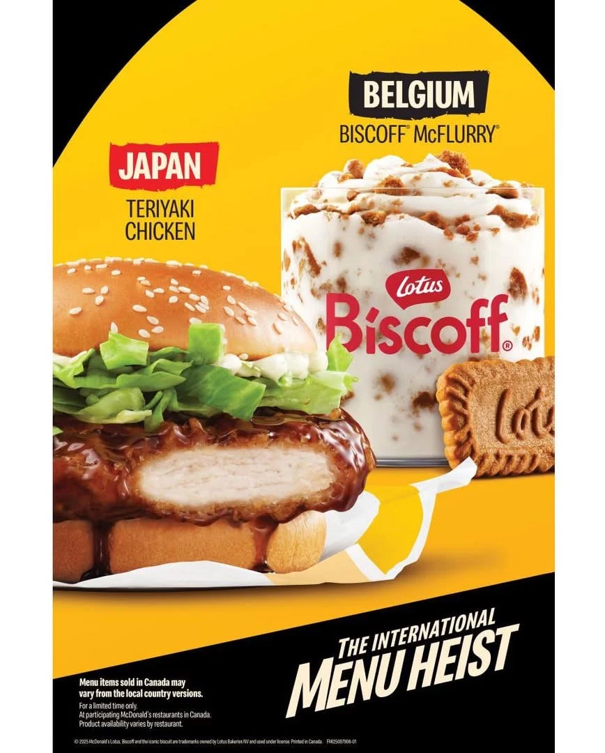 Menu, McDonald's
