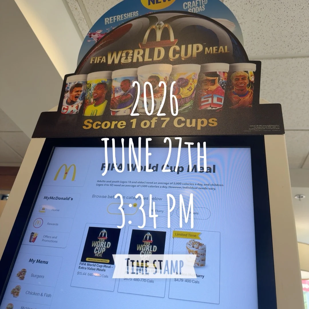 Menu, McDonald's
