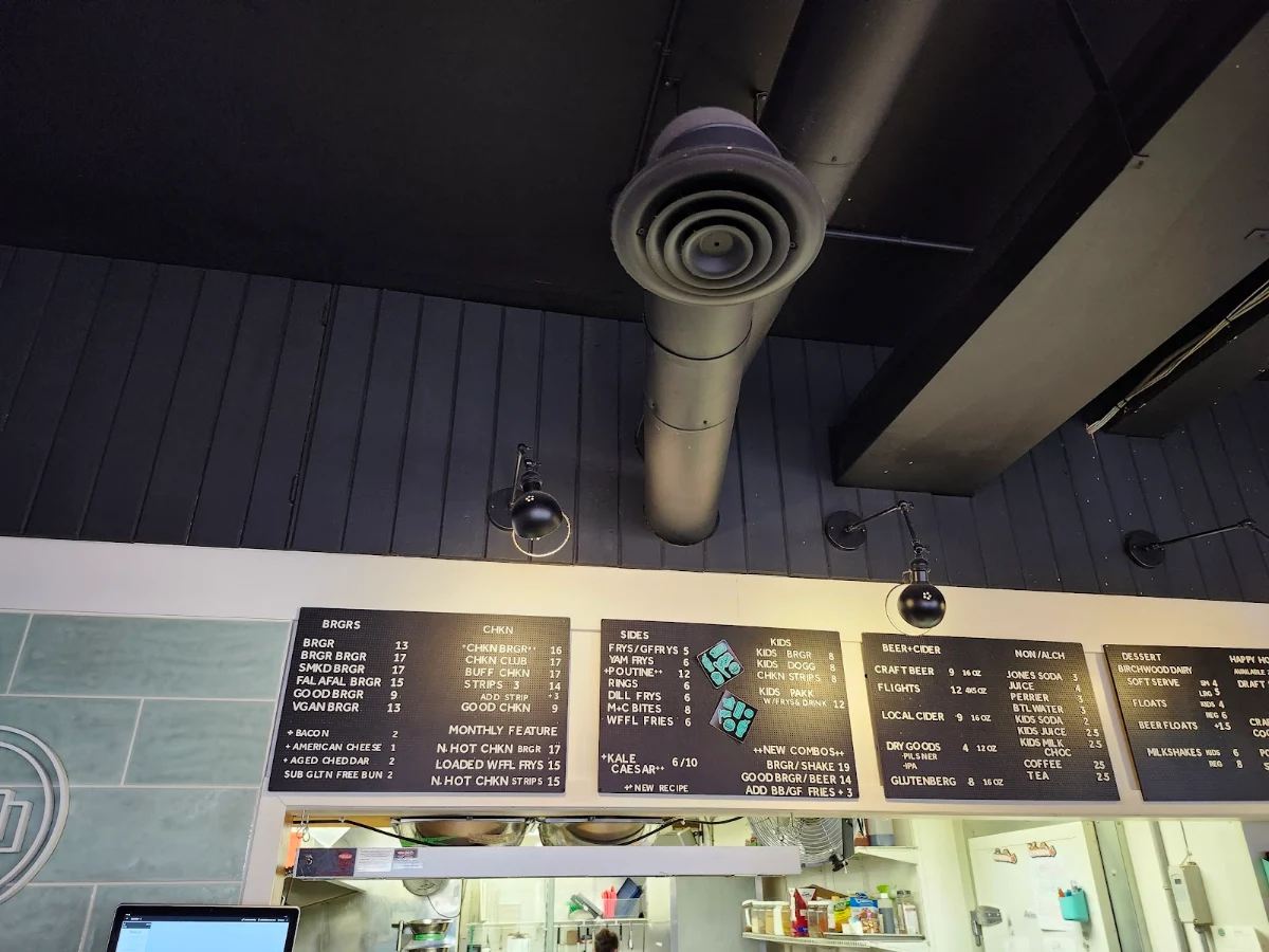 Menu, BRGR BRGR