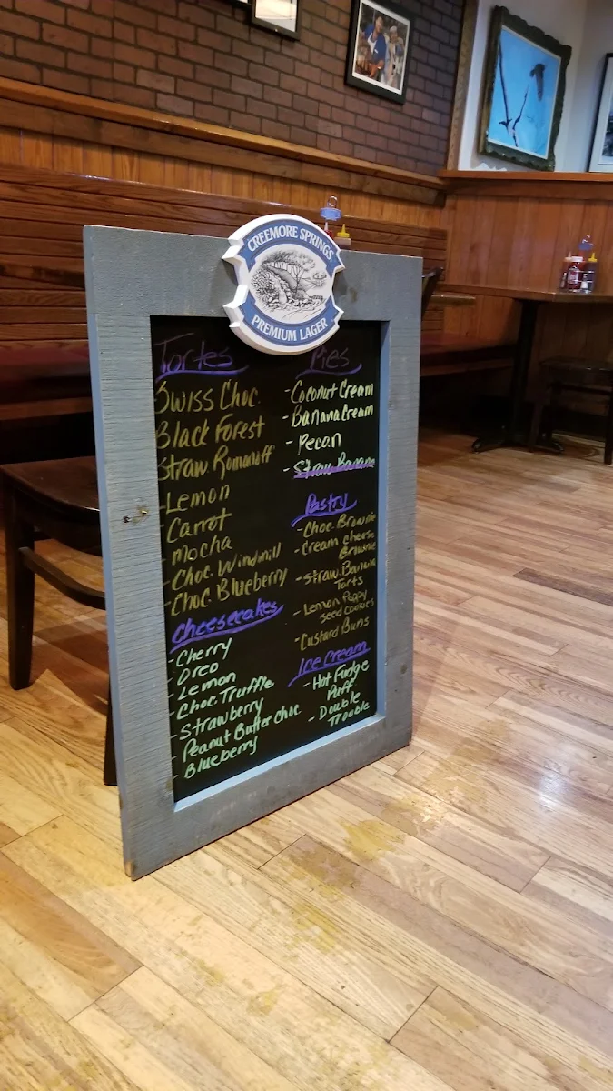 Menu, Tommy's Bar-B-Q